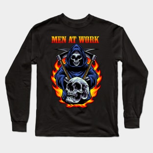 WORK AT THE MEN BAND Long Sleeve T-Shirt